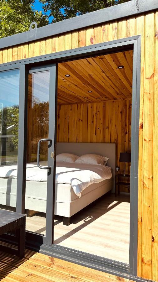 Luxe Tiny House Bij Het Leekstermeer Matsloot Eksteriør billede